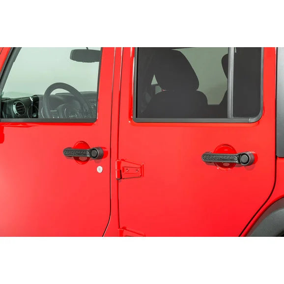 Rugged Ridge Elite Door Handle Inserts for 07-18 Jeep Wrangler JK 4 Door