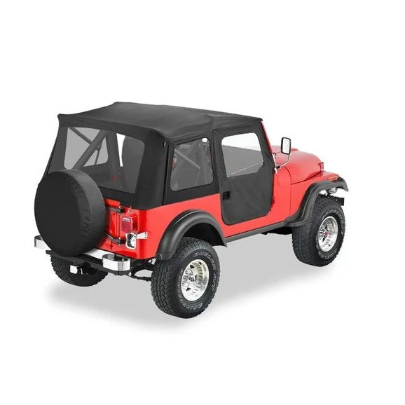 Load image into Gallery viewer, Bestop Supertop Soft Top for 55-75 Jeep CJ-5 &amp; 51-62 M-38A1
