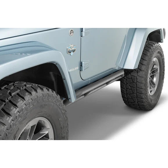 Load image into Gallery viewer, Quadratec Heavy Duty Rocker Guards for 07-18 Jeep Wrangler JK 2-Door
