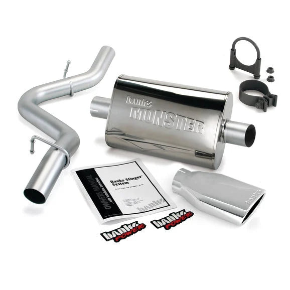 Load image into Gallery viewer, Banks Power Monster Exhaust Kit for 97-99 Jeep Wrangler TJ with 2.5/4.0L
