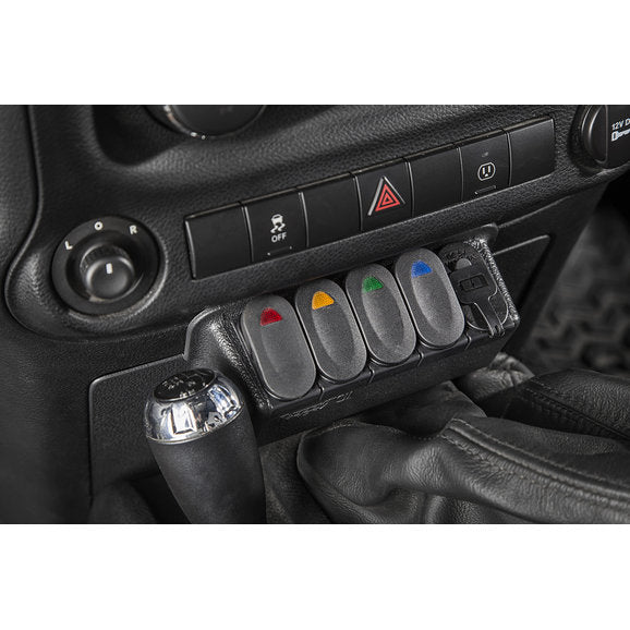 Load image into Gallery viewer, Rugged Ridge 17235.84 Lower Switch Panel Kit with Switches for 11-18 Jeep Wrangler JK
