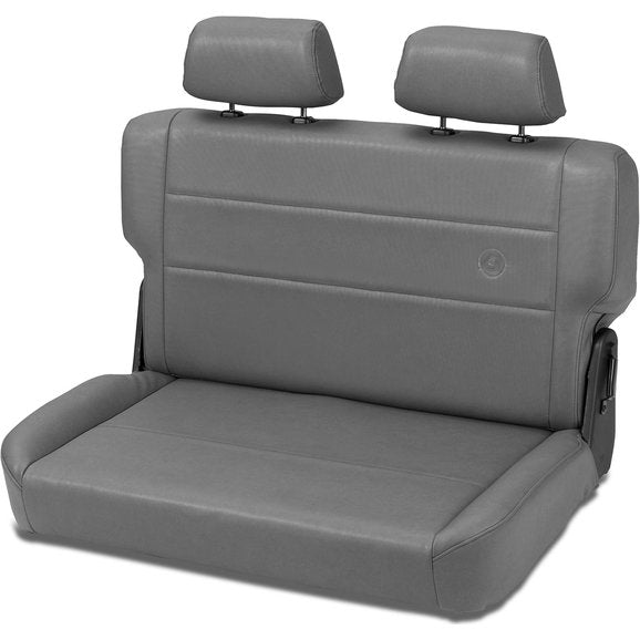 Load image into Gallery viewer, Bestop TrailMax II Fold &amp; Tumble Rear Bench Seat in Vinyl for 55-95 Jeep CJ5, CJ6, CJ7, CJ8 Scrambler &amp; Wrangler YJ
