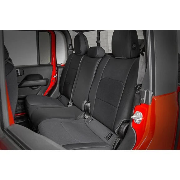 Load image into Gallery viewer, Rough Country Front &amp; Rear Neoprene Seat Covers for 20-23 Jeep Gladiator JT
