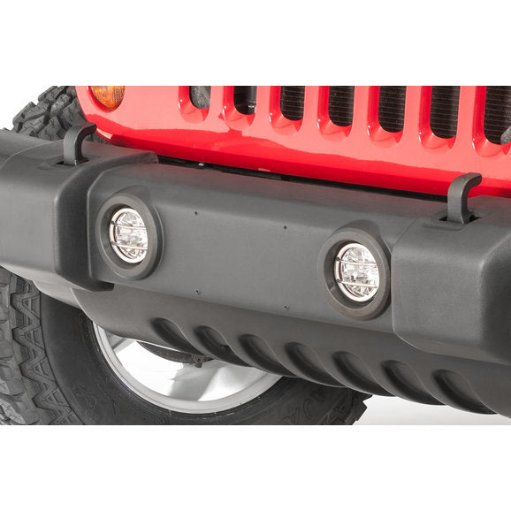 Load image into Gallery viewer, Kentrol Stainless Steel Fog Light Covers for 07-18 Jeep Wrangler JK
