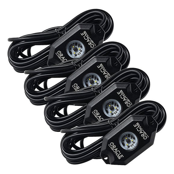 Load image into Gallery viewer, Oracle Lighting 5875-001 White Underbody Wheel Well LED Rock Light Kit- 4 Piece
