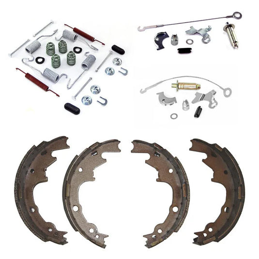 OMIX 16766.06 Rear Brake Shoe Service Kit for 00-06 Jeep Wrangler TJ