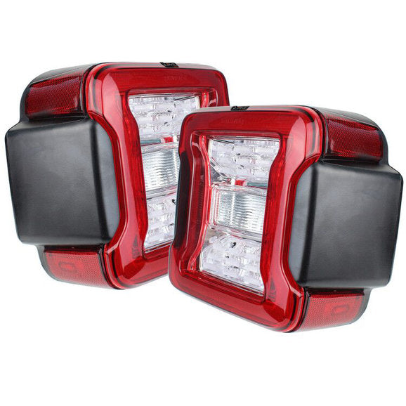 Load image into Gallery viewer, Quake LED QTE345 Redout LED Tail Lights for 18-24 Jeep Wrangler JL
