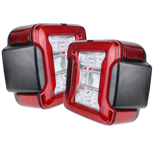 Quake LED QTE345 Redout LED Tail Lights for 18-24 Jeep Wrangler JL