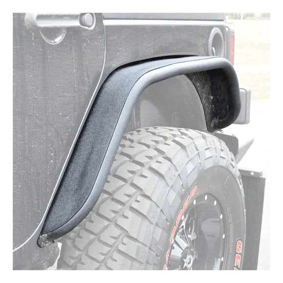 Load image into Gallery viewer, Aries 2500201 Rear Fender Flares in Textured Black for 07-18 Jeep Wrangler JK
