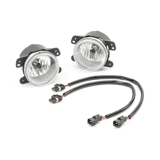 Quadratec JK Style Halogen Fog Lamp Kit for 97-06 Jeep Wrangler TJ & Unlimited