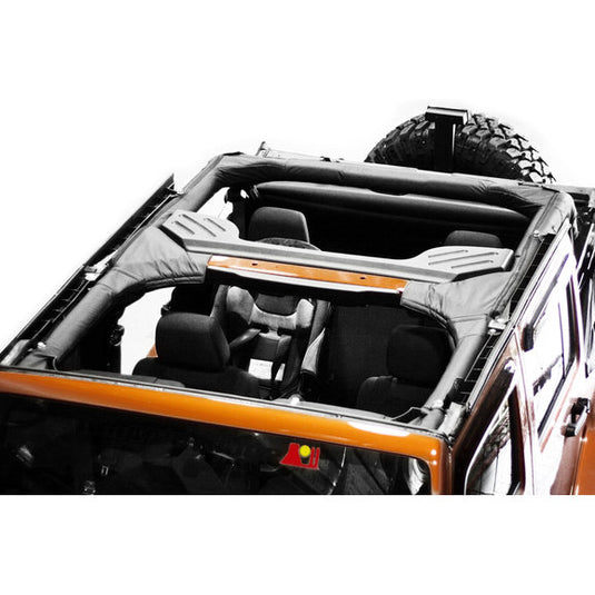 Rugged Ridge 13613.05 Roll Bar Cover in Black Vinyl for 07-18 Jeep Wrangler Unlimited JK 4 Door