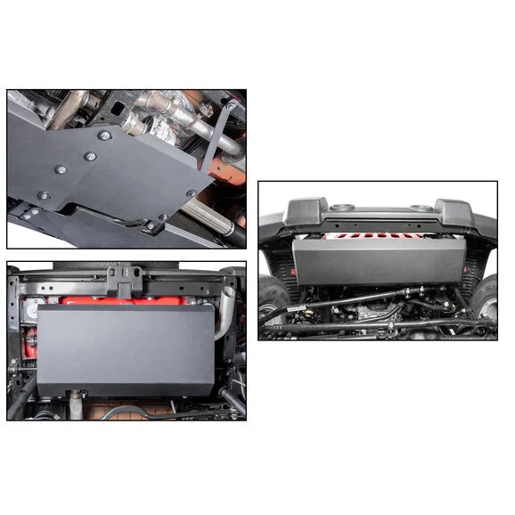 Load image into Gallery viewer, TACTIK Front, Muffler &amp; Transfer Case Skid Plate Kit for 07-18 Jeep Wrangler JK
