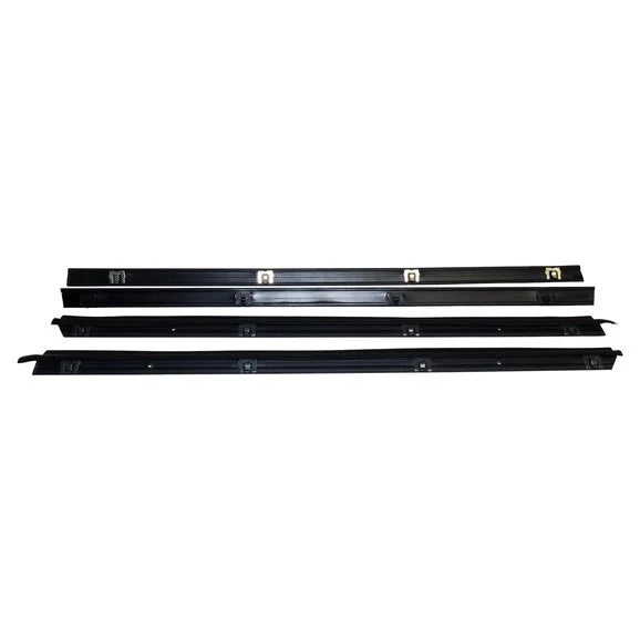 Crown Automotive 55024255MK Door Glass Weatherstrip Master Kit for 76-95 Jeep CJ and Wrangler YJ