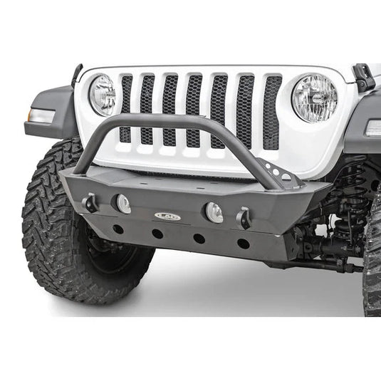 LoD Offroad JFB1801 Destroyer Series Shorty Front Bumper without Bull Bar for 18-24 Jeep Wrangler JL & Gladiator JT