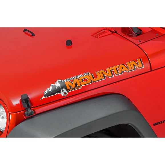 Load image into Gallery viewer, Mopar 68086123AA &quot;Mountain&quot; Hood Decal for Jeep Vehicles
