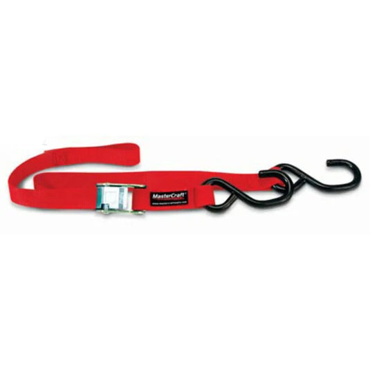 MasterCraft 400009 1"x6' Strap with Soft Loop & Cam Buckles in Red