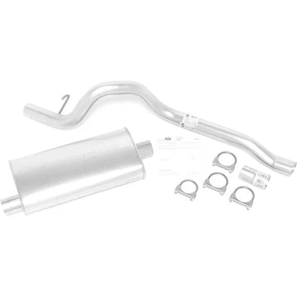 DynoMax 17463 Super Turbo Cat Back Kit for 86-92 Jeep Cherokee XJ with 2.5L I-4 & 4.0L I-6 Engines