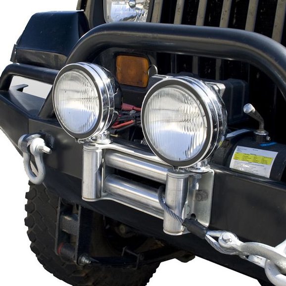 Load image into Gallery viewer, Rugged Ridge 11238.03 Winch Roller Fairlead with Light Mounting Holes
