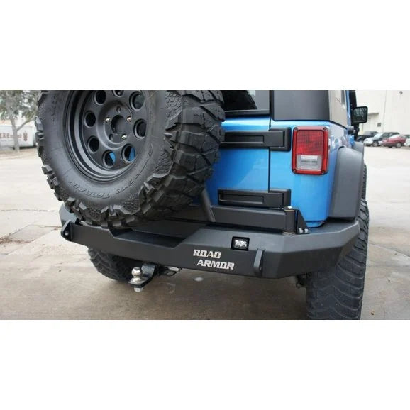 Load image into Gallery viewer, Road Armor Stealth Full Width Rear Bumper for 07-18 Jeep Wrangler JK
