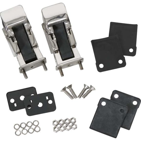 Load image into Gallery viewer, Kentrol TJ Style Hood Latch Set for 42-95 Jeep CJ and Wrangler YJ
