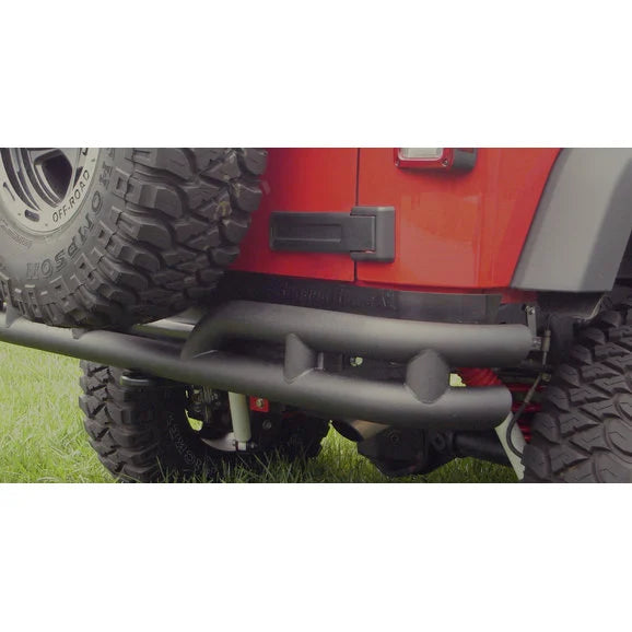 Load image into Gallery viewer, Rugged Ridge Rear Tube Bumper for 07-18 Jeep Wrangler JK
