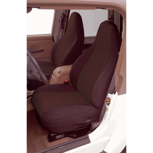 Rugged Ridge Neoprene Custom-Fit Front Seat Covers for 97-02 Jeep Wrangler TJ