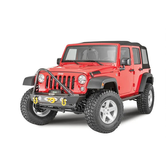 Load image into Gallery viewer, LoD Offroad KIT Signature Series Shorty Front Winch Bumper with Stinger Bar for 07-18 Jeep Wrangler JK
