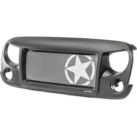 Load image into Gallery viewer, Rugged Ridge 12034.31 Spartan Grille with Star Mesh Insert Kit for 07-18 Jeep Wrangler JK
