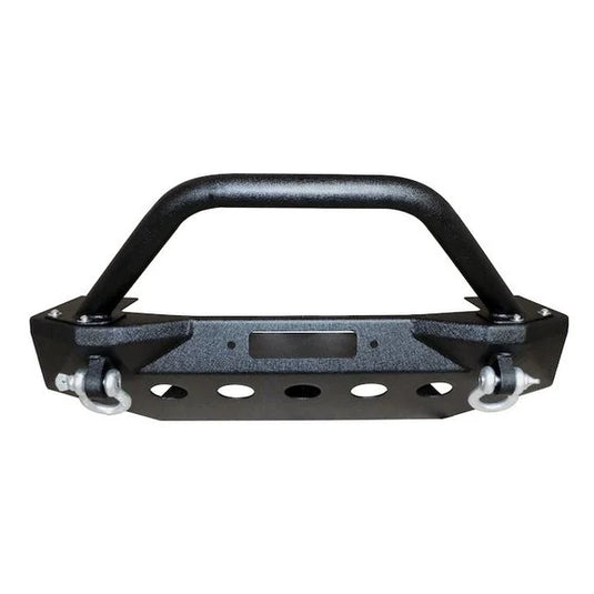 Crown Automotive RT20045 Heavy Duty Stubby Winch Bumper for 18-24 Jeep Wrangler JL & Gladiator JT