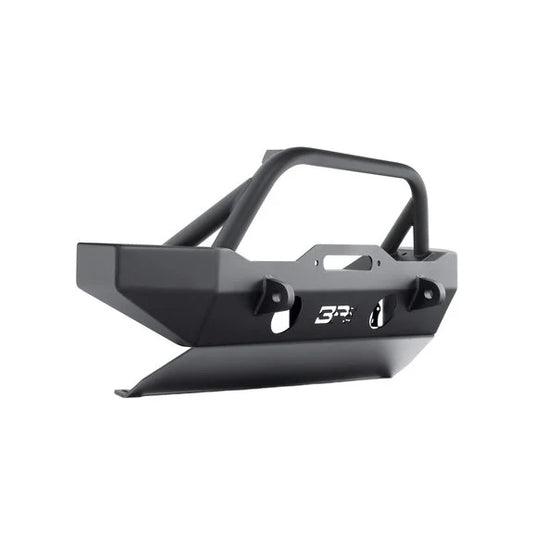 Body Armor JL-5123 Front Bumper Skid Plate for 18-21 Jeep Wrangler JL with Body Armor Front Winch Bumper