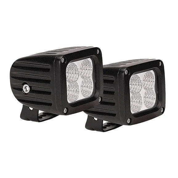 Load image into Gallery viewer, Westin 09-12252B- Quadrant Series 3&quot; x 2.5&quot; Square LED Light Flood Pattern- Pair
