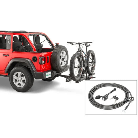 Load image into Gallery viewer, Quadratec 2 Bike Platform Rack for 2&quot; Receiver Hitch
