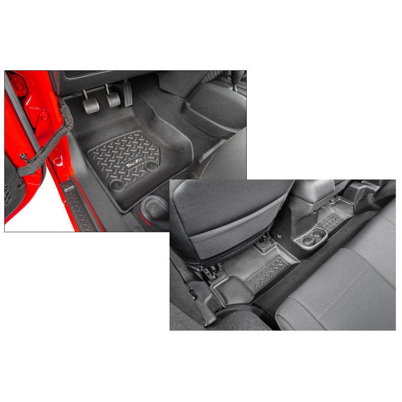 Load image into Gallery viewer, Quadratec Tru-Fit® Floor Liners for 14-18 Jeep Wrangler JK
