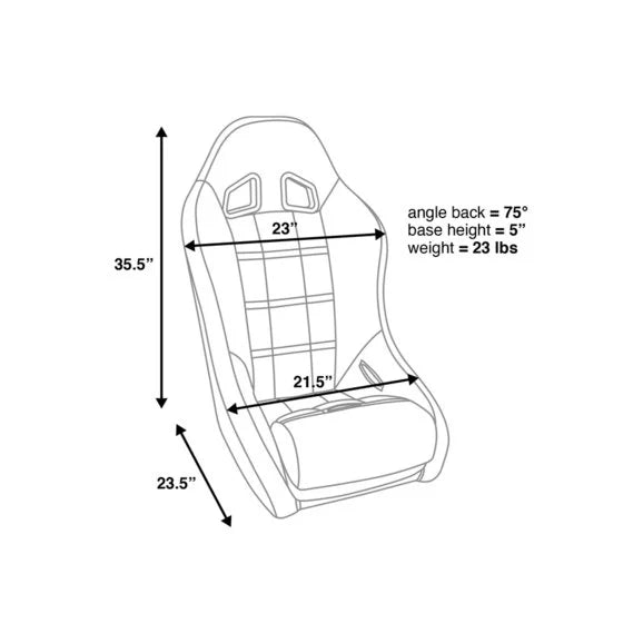 Load image into Gallery viewer, Corbeau 68802B Baja XP Suspension Seat in Black Vinyl/Cloth
