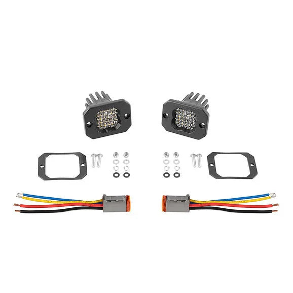 Load image into Gallery viewer, Diode Dynamics DD7427P Stage Series C1R White Flood Flush Mount LED Pod Kit
