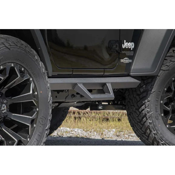 Load image into Gallery viewer, Rough Country 90761 Contoured Drop Steps for 18-24 Jeep Wrangler JL
