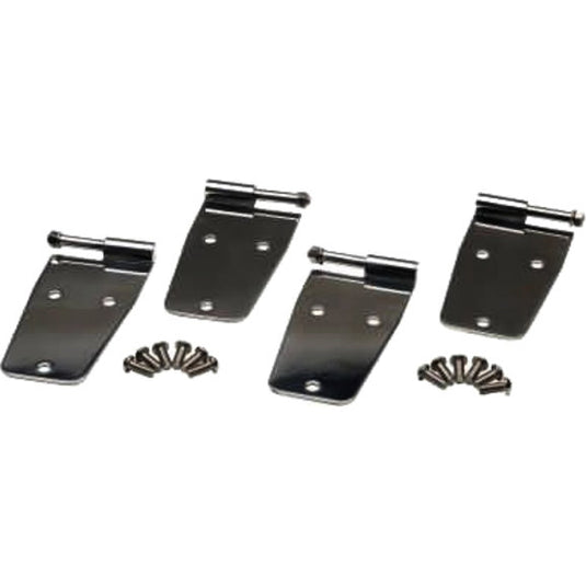 Kentrol Door Hinges for 76-93 Jeep CJ-7, CJ-8 Scrambler & Wrangler YJ with Full Steel Doors