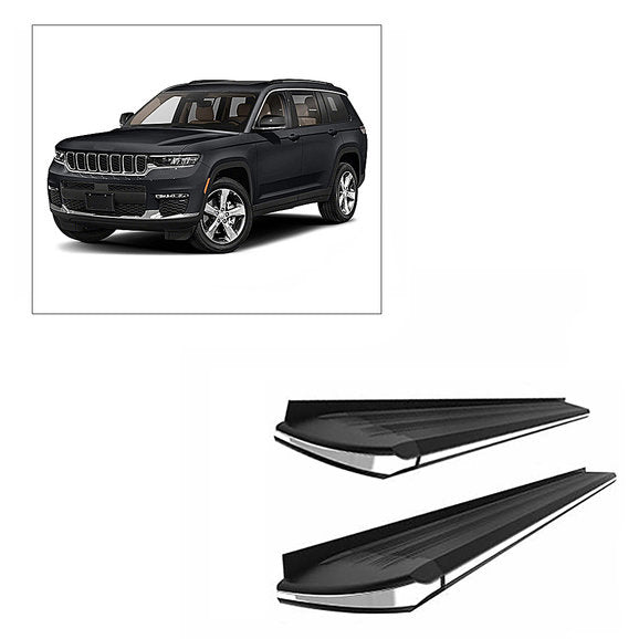 Load image into Gallery viewer, Black Horse Off Road EX-JPGC79 Exceed Running Boards for 21-23 Jeep Grand Cherokee L
