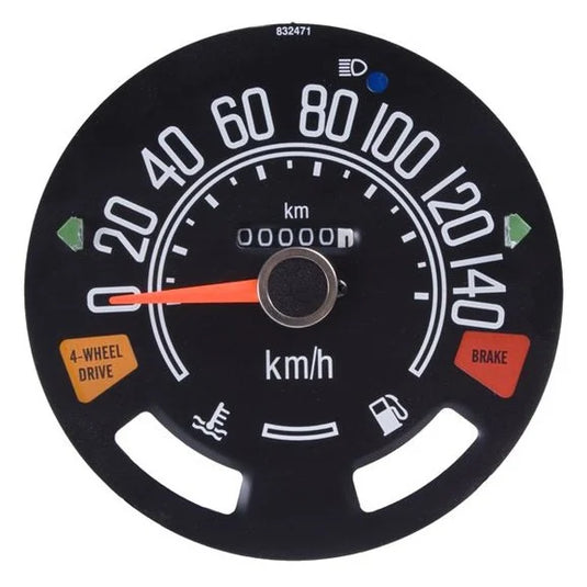 OMIX 17207.04 Speedometer (Kilometers) for 82-86 Jeep CJ Series