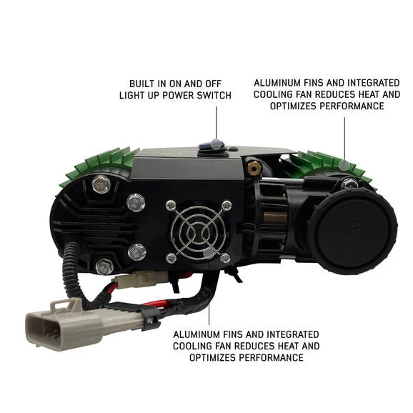 Load image into Gallery viewer, Up Down Air 12099918 EGOI Permanent On Board Dual Motor Air Compressor System 6.1-CFM
