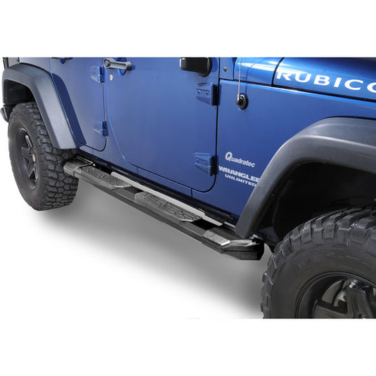 Rampage Products Xtremeline Running Boards for 07-18 Jeep Wrangler Unlimited JK 4 Door