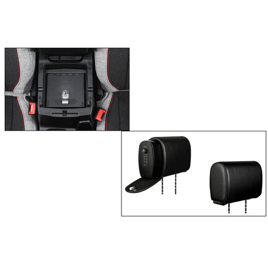 Tuffy Security Console Insert with Headrest Safe Slide for 18-24 Jeep Wrangler JL & Gladiator JT