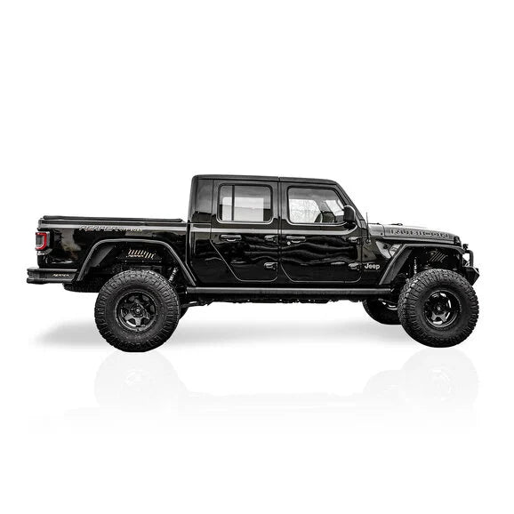 Load image into Gallery viewer, Reaper Off-Road JSR02 Bed Side Steps for 20-24 Jeep Gladiator JT with Immortal R1 Rear Bumper
