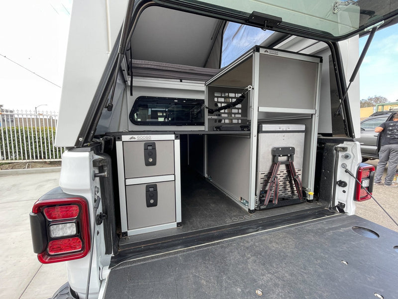 Load image into Gallery viewer, Goose Gear Goose Gear Camper System - Midsize and Full Size - Passenger Side Rear Icebox Module
