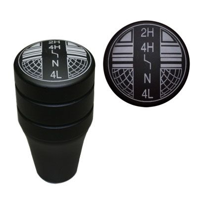 Advanced Adapters Anodized Billet Aluminum Jeep Wrangler JK Transfer Case Shift Knob - Tech Design