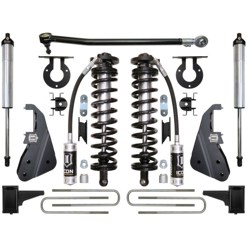 Load image into Gallery viewer, ICON 17+ Ford F250/F350 4 - 5.5&quot; Coilover Conversion System
