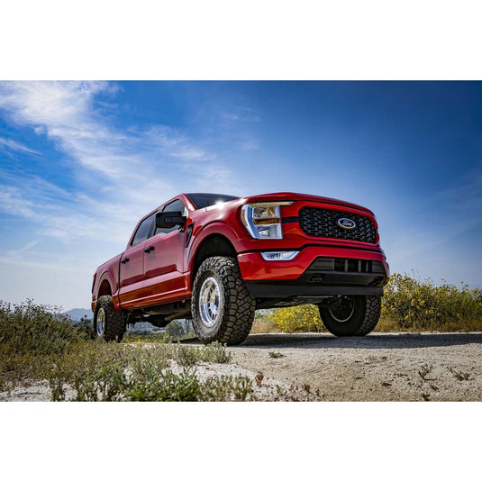 ICON 2021-2023 Ford F150 4WD, 3.5-4.5" Lift, Suspension System with Tubular Upper Control Arms