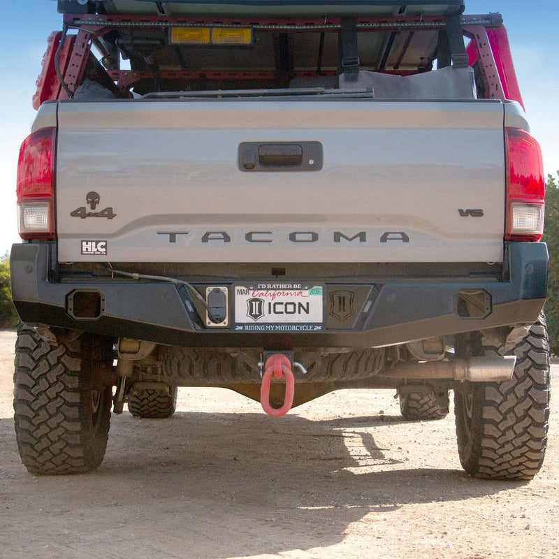 Load image into Gallery viewer, ICON 2016+ Toyota Tacoma Rear Bumper
