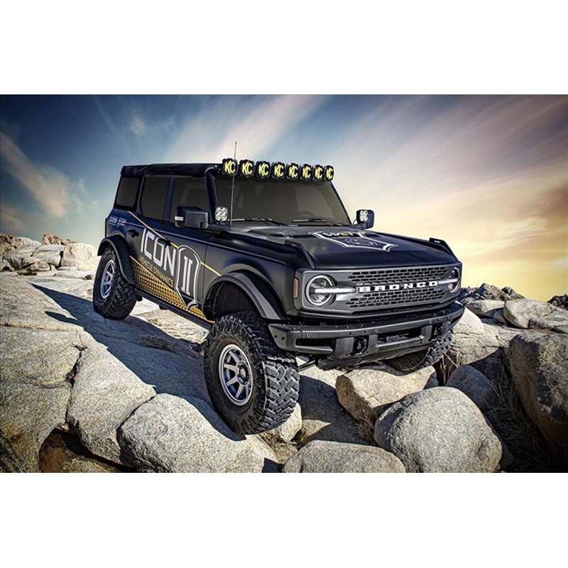 Load image into Gallery viewer, ICON 2021-2023 Ford Bronco Non-Sasquatch 3-4&quot; Lift Suspension System Tubular Heavy Rate
