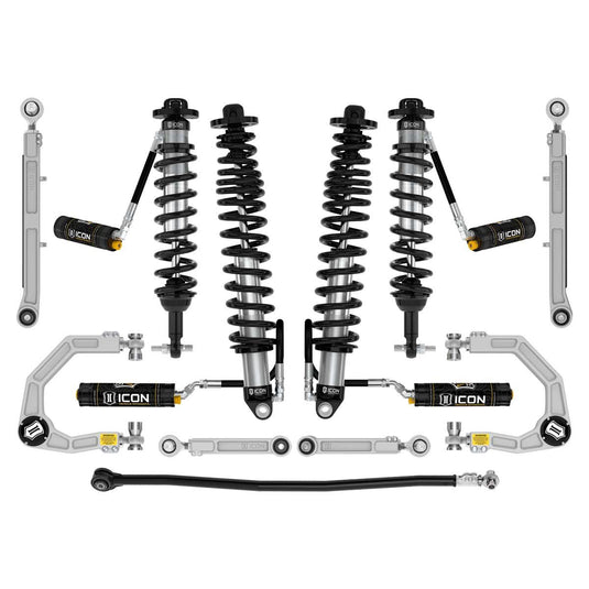 ICON 2021-2023 Ford Bronco Non-Sasquatch 3-4" Lift Suspension System Billet Heavy Rate